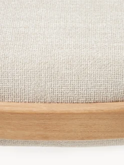 Panca imbottita in legno di quercia Imara