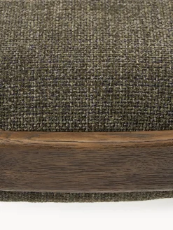 Panca imbottita in legno di quercia Imara