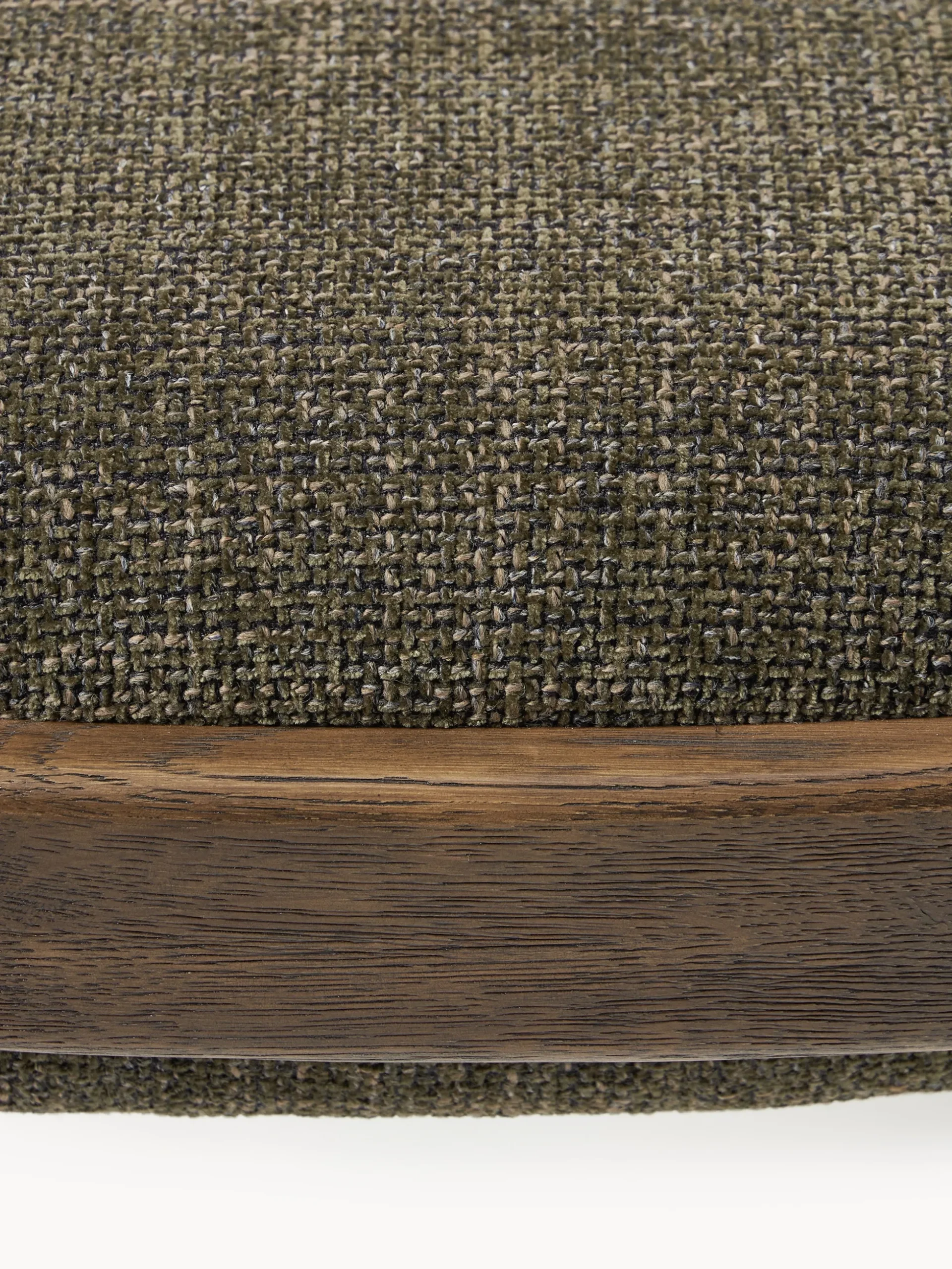 Panca imbottita in legno di quercia Imara