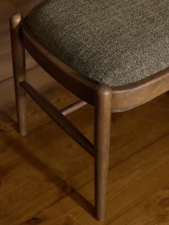 Panca imbottita in legno di quercia Imara