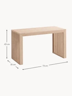 Panca in legno di bambù Rib