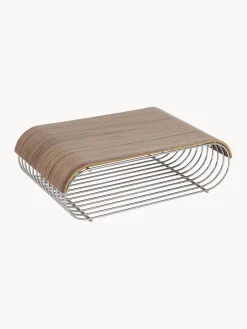 Pannello in legno di noce per mensola da parete Curva