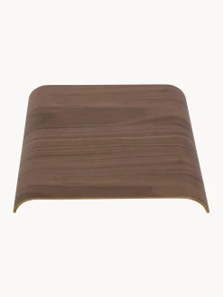 Pannello in legno di noce per sgabello Curva