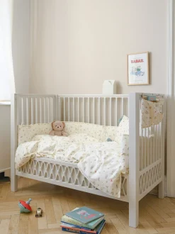 Paracolpi per lettino in cotone biologico Vintage Toys