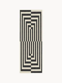Passatoia a pelo corto lavabile Op Art by Jonathan Adler