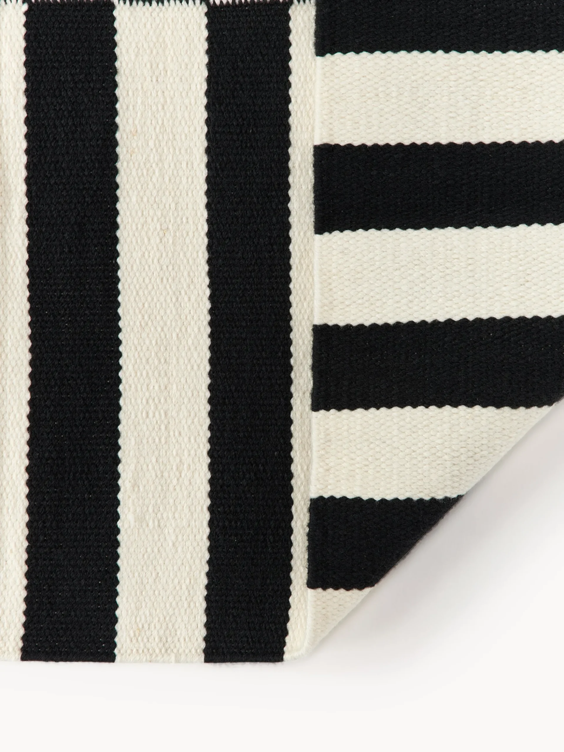 Passatoia kilim a righe tessuta a mano Donna