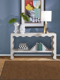 Passatoia a pelo corto lavabile Labyrinth by Jonathan Adler