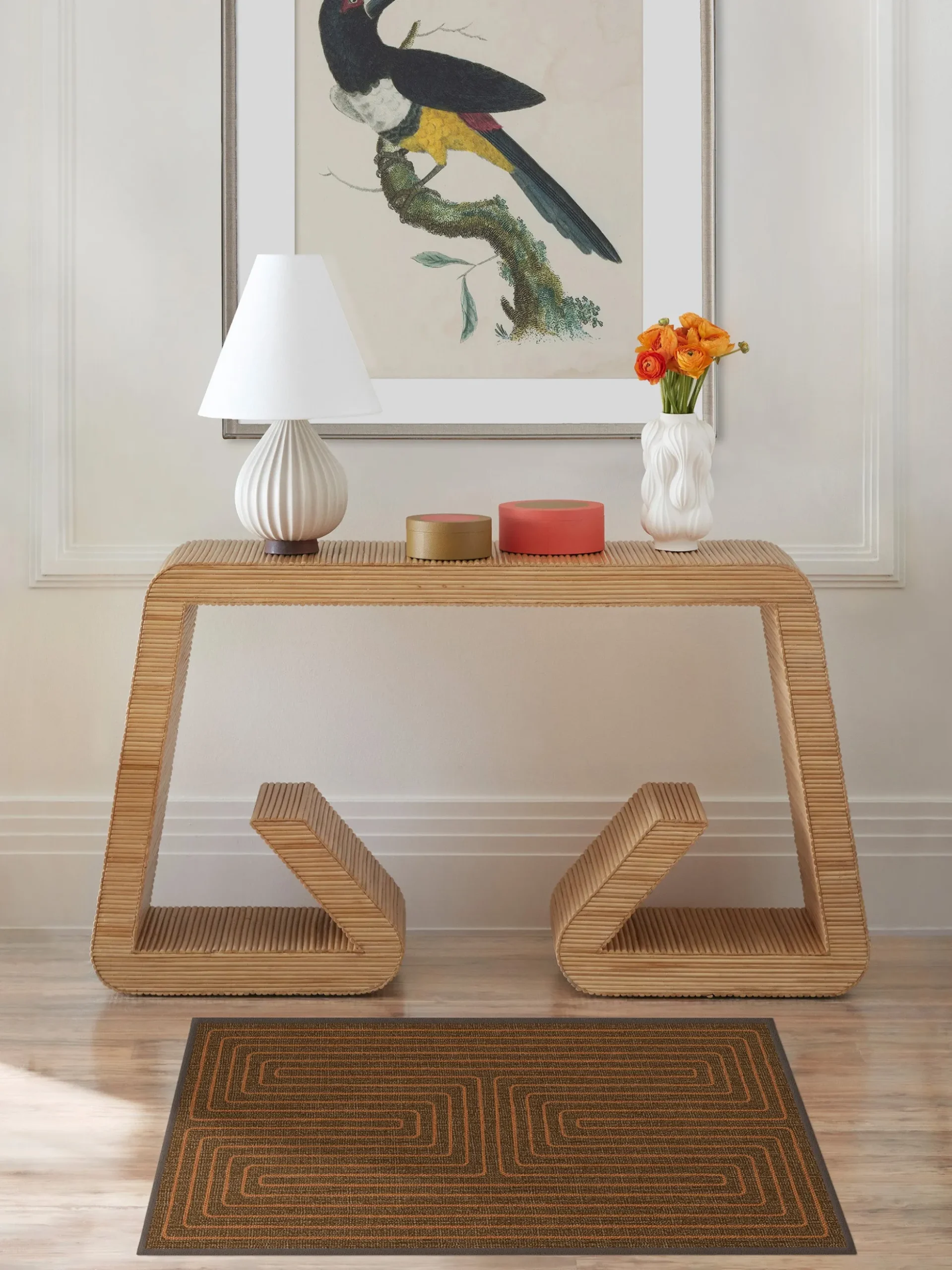 Passatoia a pelo corto lavabile Labyrinth by Jonathan Adler