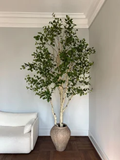 Pianta artificiale Birch Tree Green
