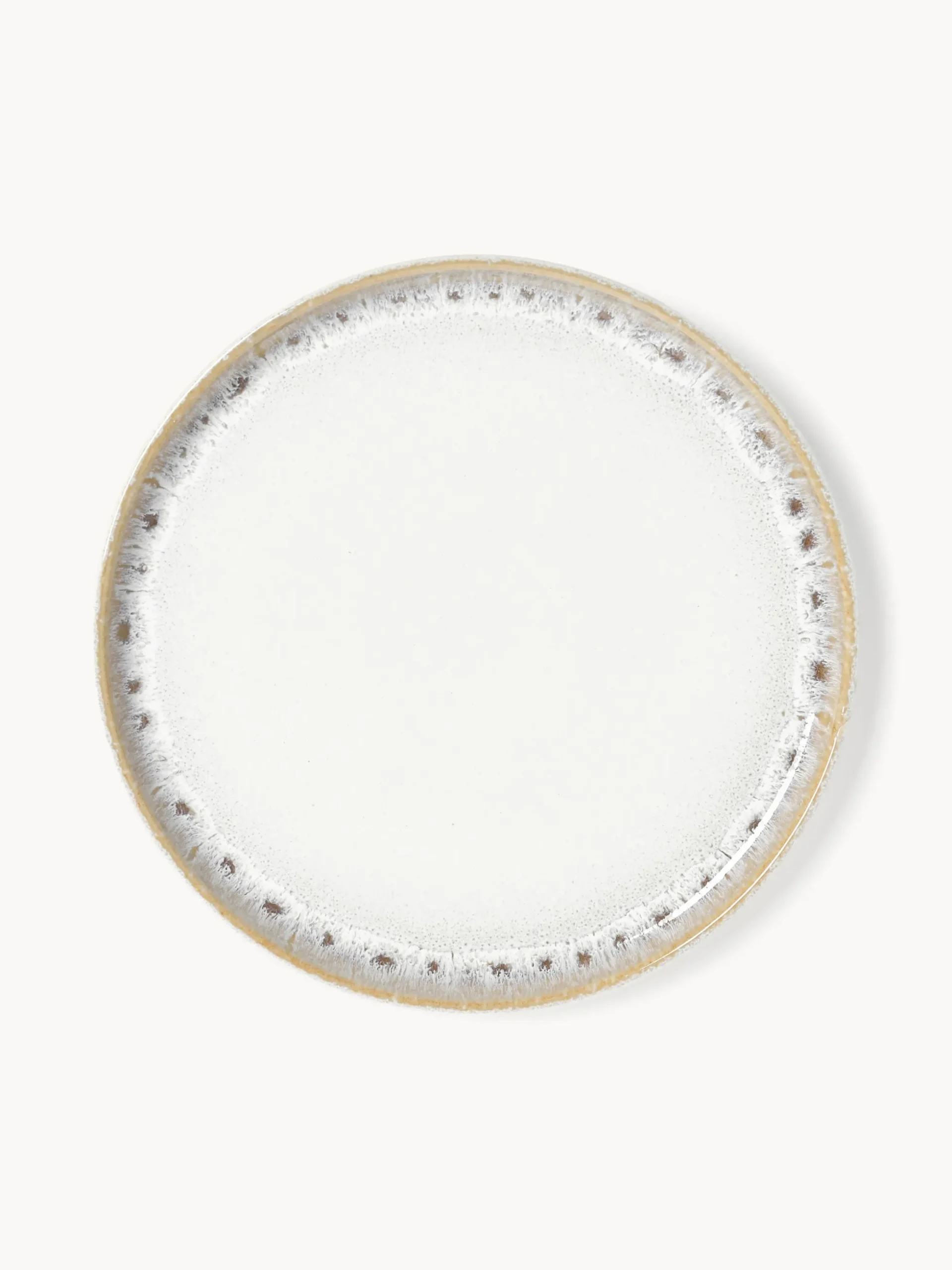 Piatti da colazione fatti a mano con smalto reattivo Danza 4 pz