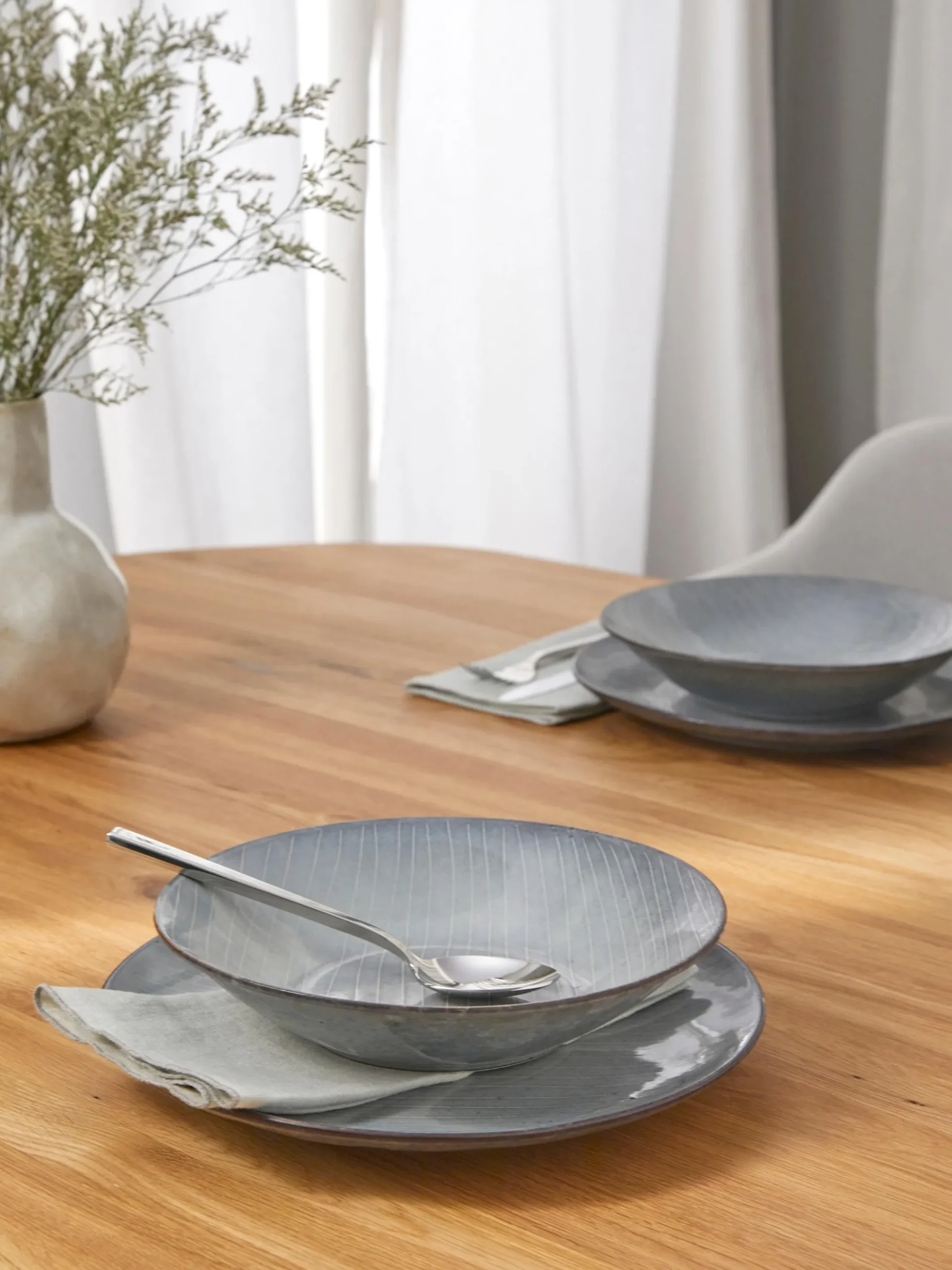 Piatti fondi fatti a mano Nordic Sea 4 pz