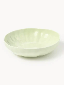 Piatti fondi in porcellana con rilievo Sali 4 pz