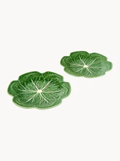 Piatti piani dipinti a mano Cabbage 2 pz
