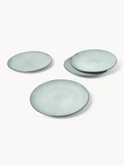 Piatti piani fatti a mano Nordic Sea 4 pz