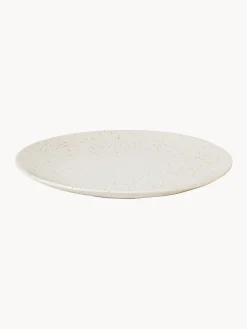 Piatti piani fatti a mano Nordic Vanilla 4 pz