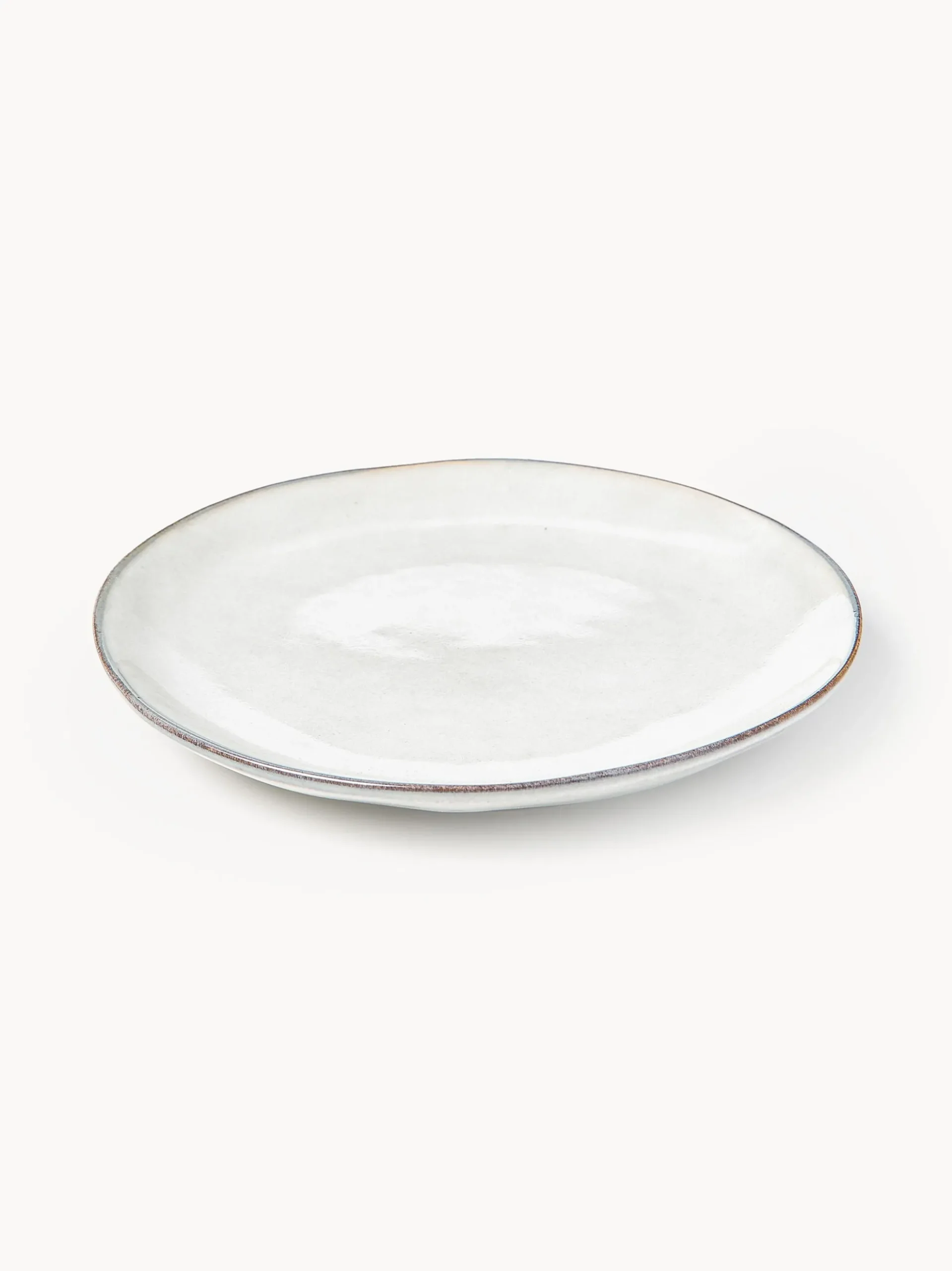 Piattini da dessert fatti a mano Nordic Sand 4 pz