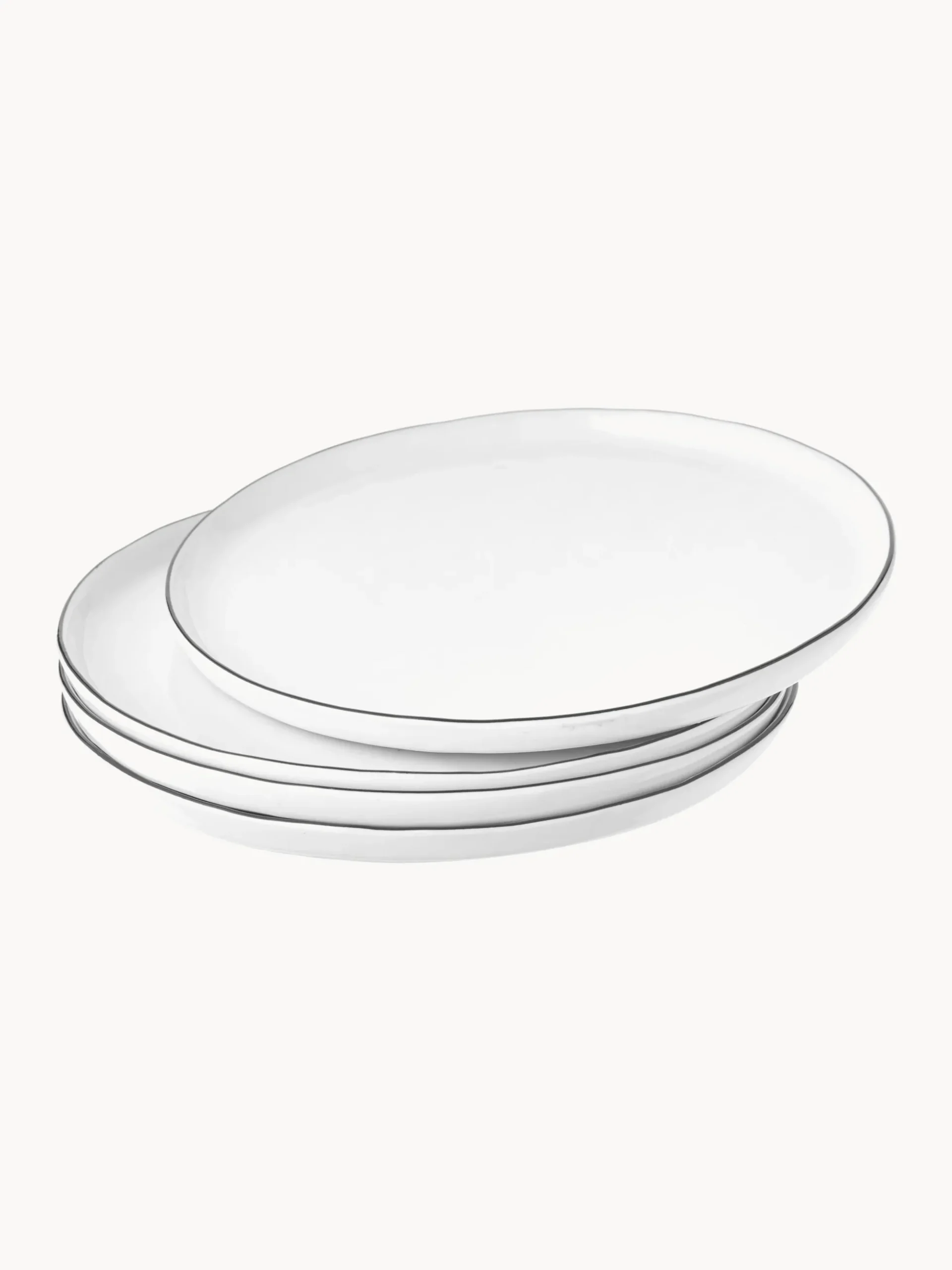 Piattini da dessert fatti a mano Salt 4 pz
