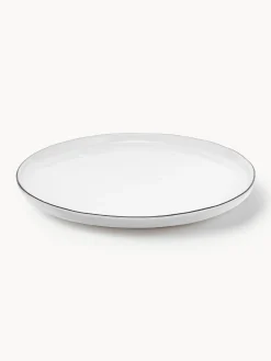 Piattini da dessert fatti a mano Salt 4 pz