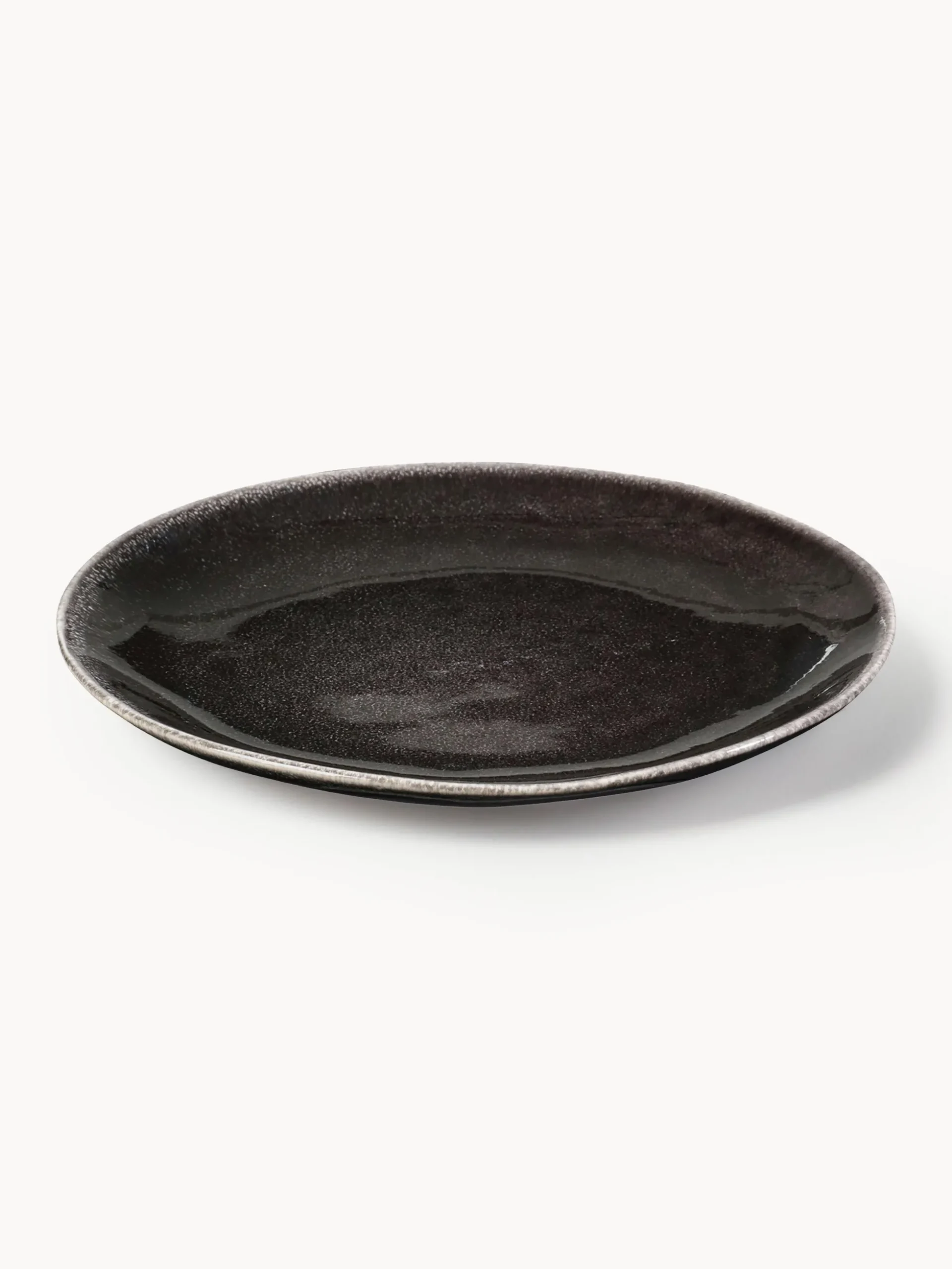 Piattini da dessert fatto a mano Nordic Coal 4 pz