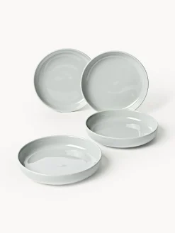 Piatti per pasta in porcellana Nessa 4 pz