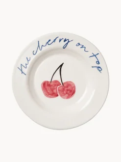 Piatto da dessert dipinto a mano Cherry