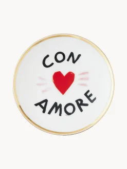 Piatto da dessert fatto a mano Con Amore