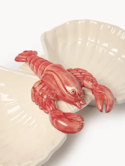 Piatto da portata dipinto a mano Lobster