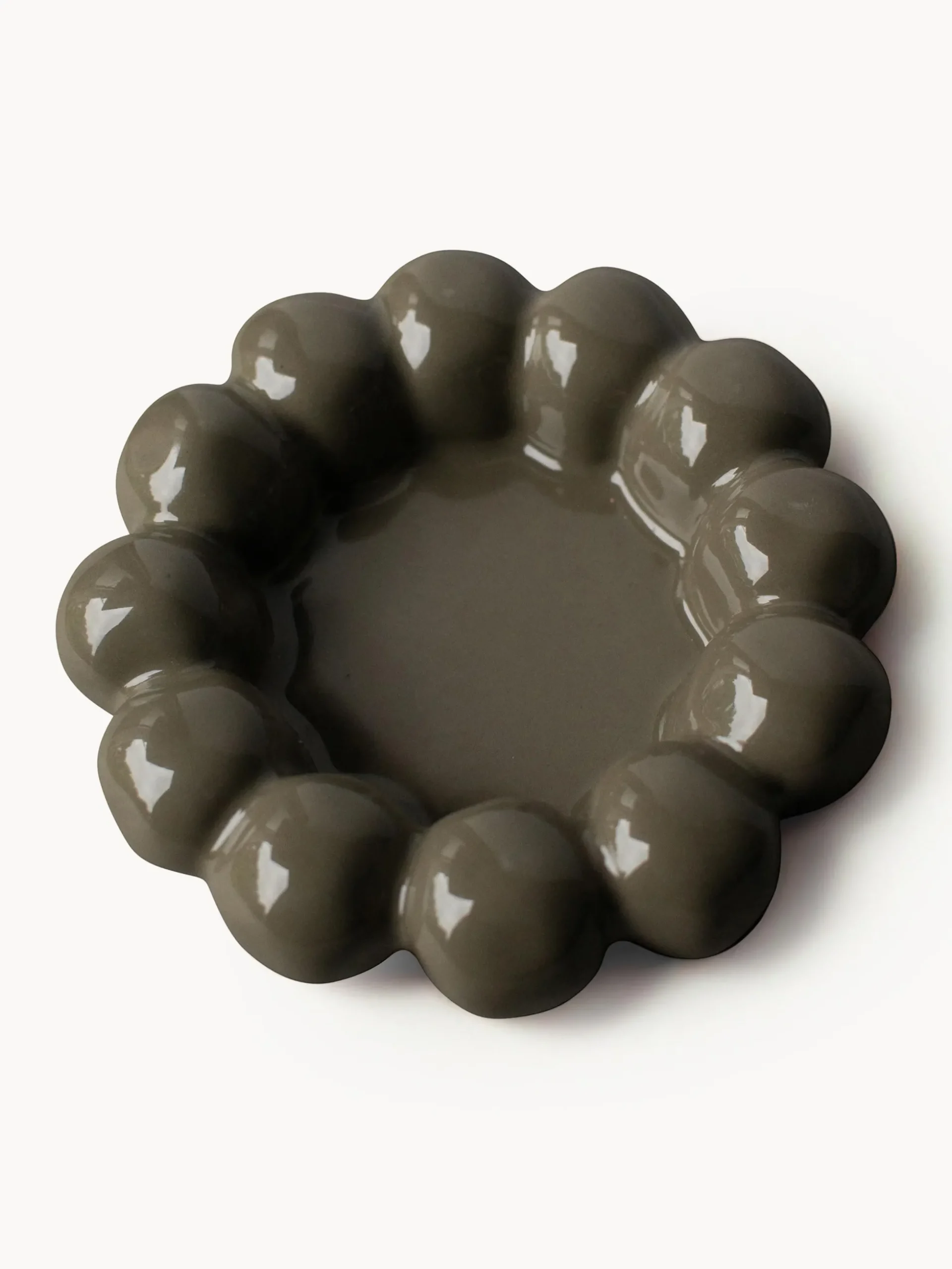 Piatto decorativo in ceramica Bright