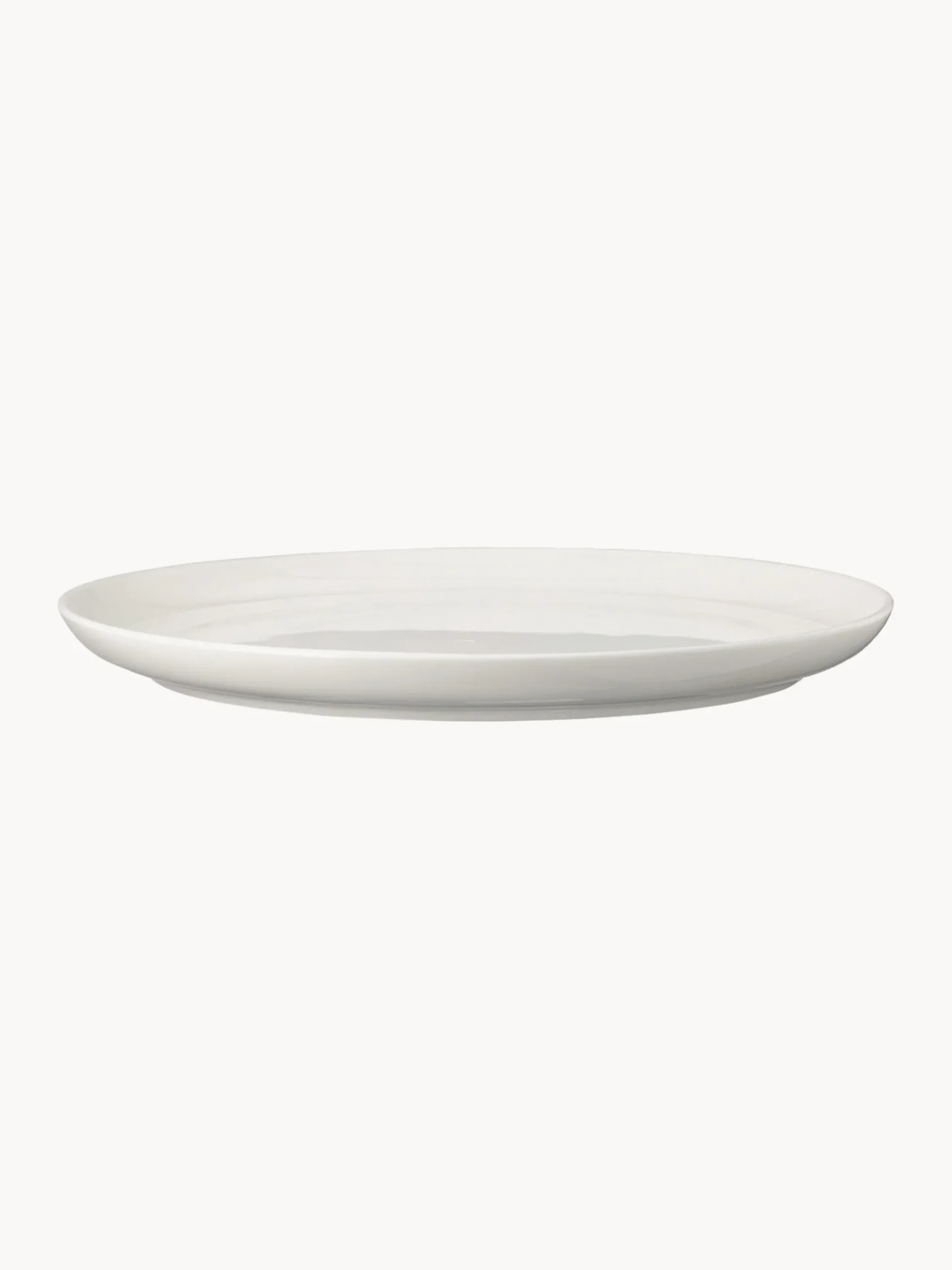 Piatto piano in Fine Bone China Jade Lift