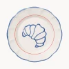 Piatto da colazione dipinto a mano Picnic
