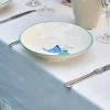 Piatto da pasta dipinto a mano Grapevine