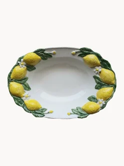 Piatto da portata dipinto a mano Lemon