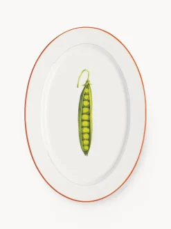 Piatto da portata in Fine Bone China Pea