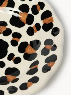 Piatto da torta fatto a mano Leopardo