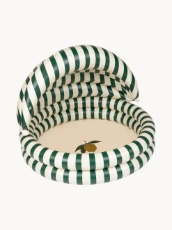 Piscina gonfiabile Green Stripei con tettuccio, Ø 110 cm