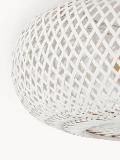 Plafoniera di design in bambù bianco Evelyn