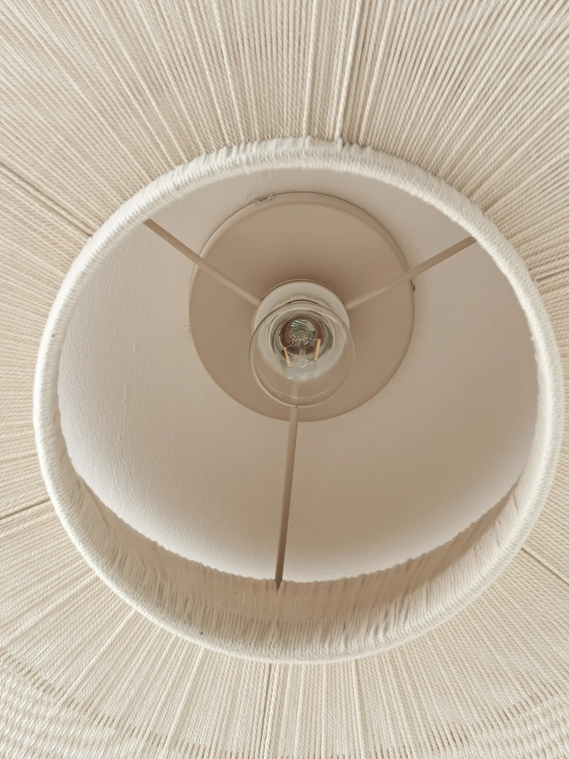 Plafoniera in lino Lace