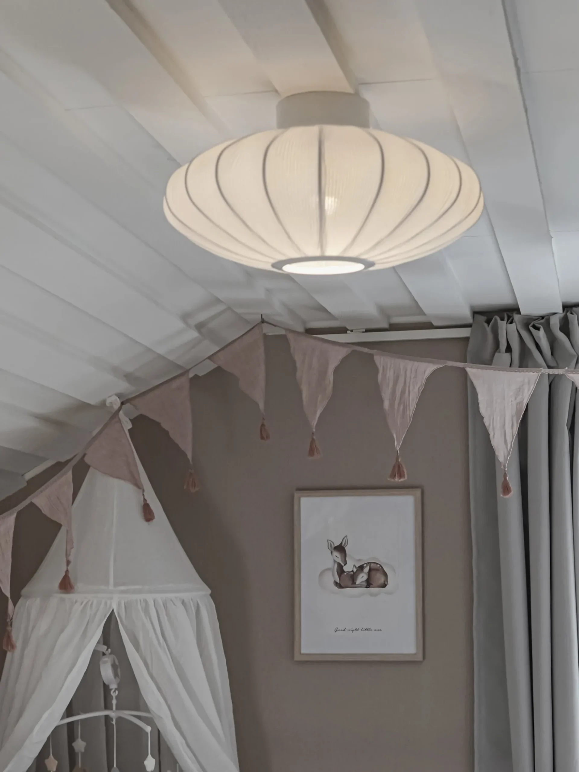 Plafoniera in tessuto Mamsell