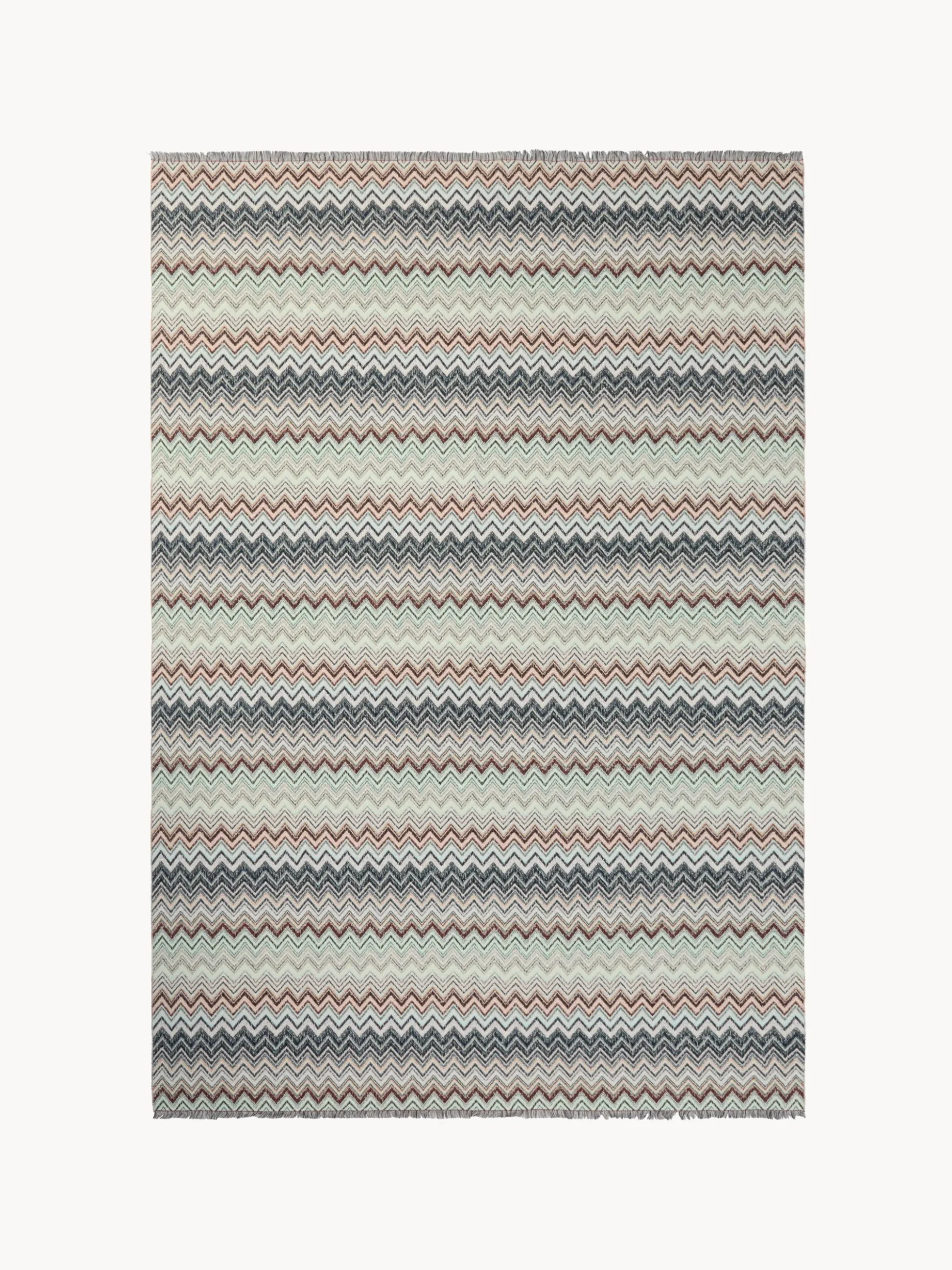 Plaid con frange Forest