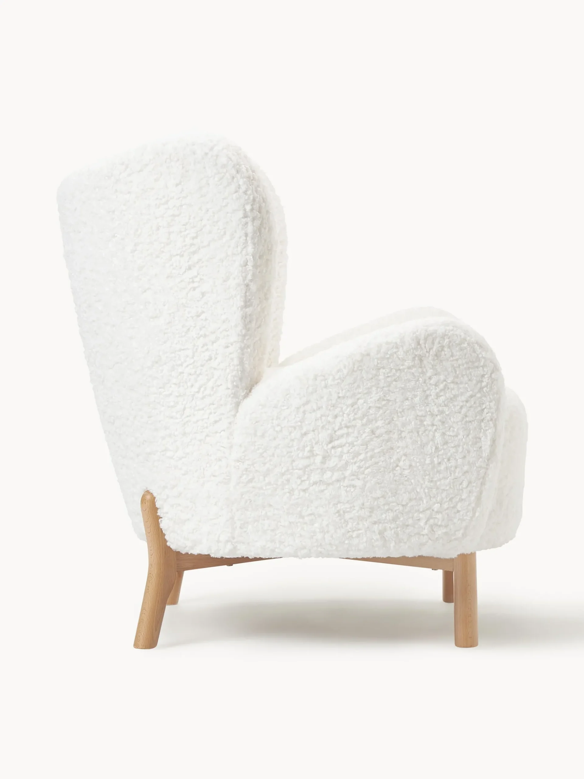 Poltrona Bergère in teddy Kalia