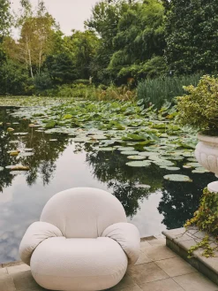 Poltrona da giardino girevole Pacha