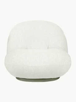 Poltrona da giardino girevole in bouclé Pacha