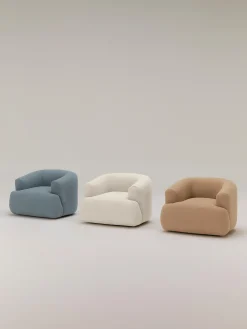 Poltrona in bouclé Sofia