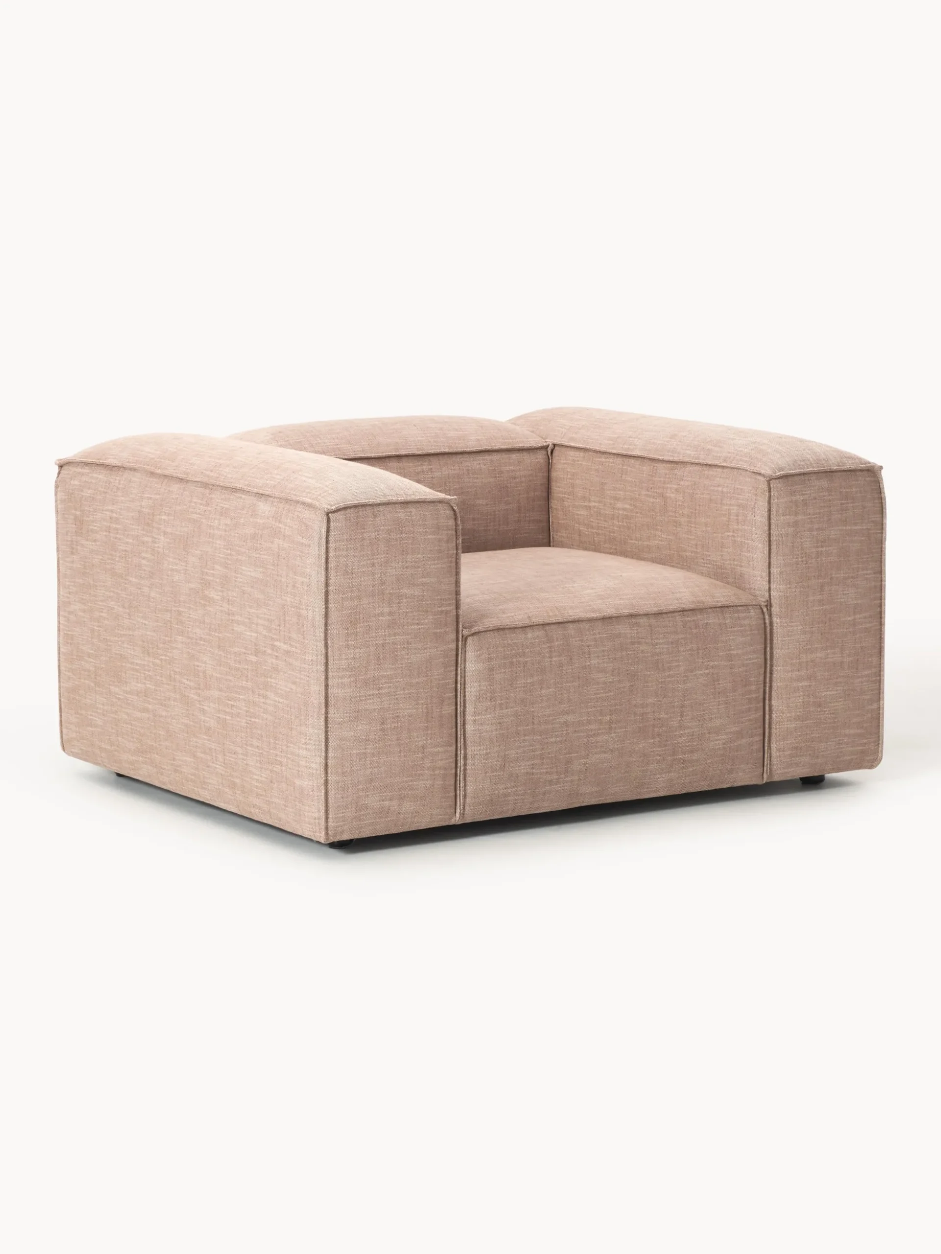 Poltrona in misto lino Lennon