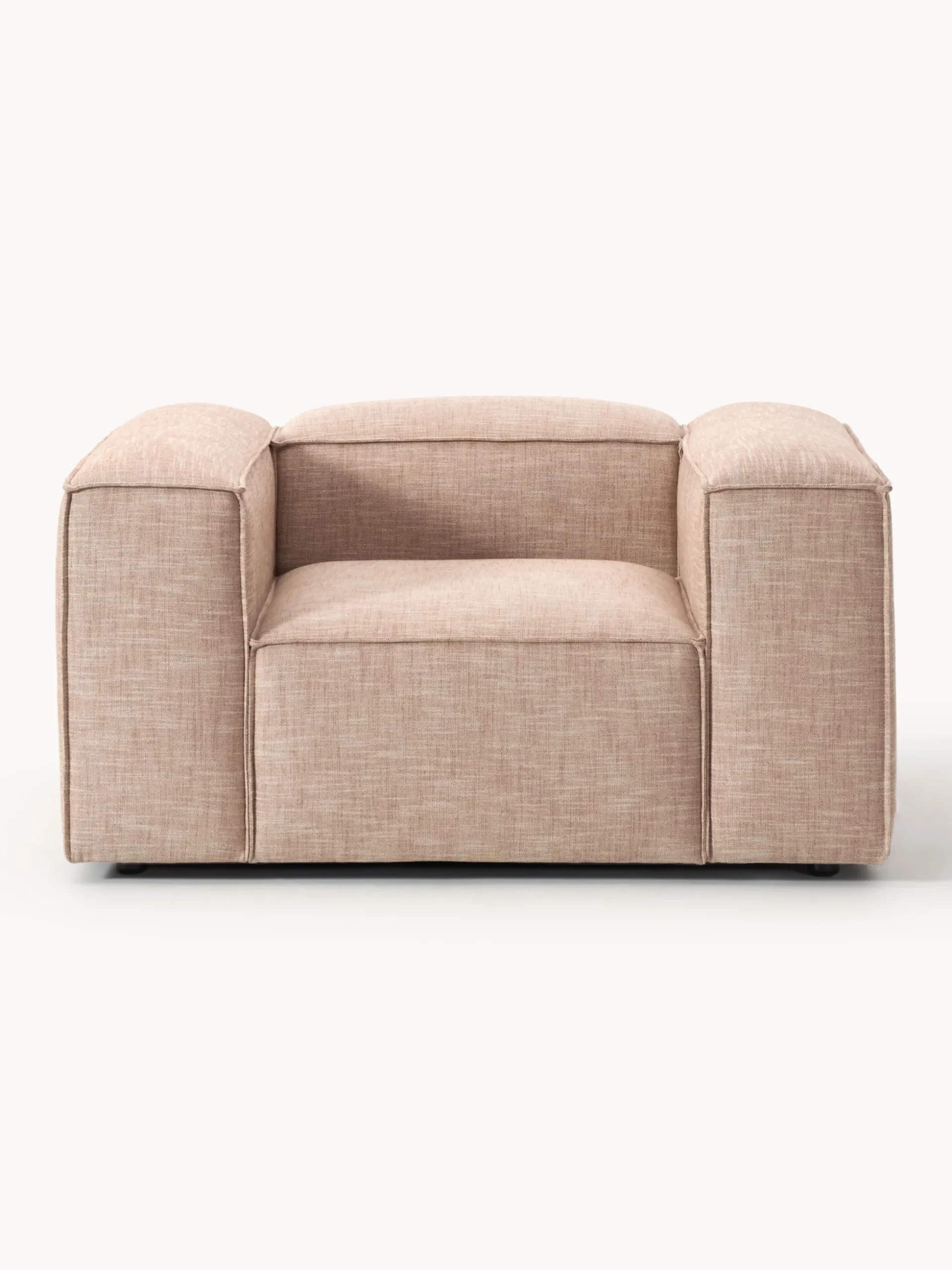 Poltrona in misto lino Lennon