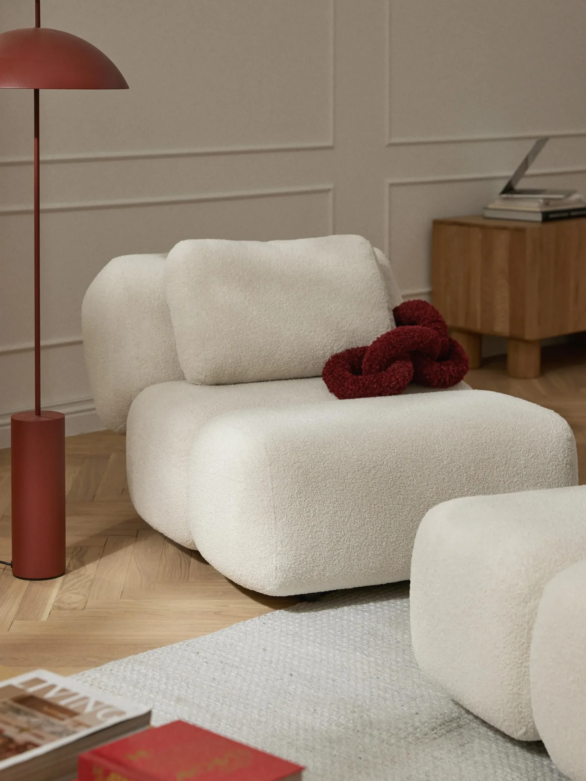 Poltrona in teddy Caterpillar