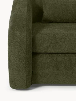 Poltrona letto in teddy-bouclé Eliot