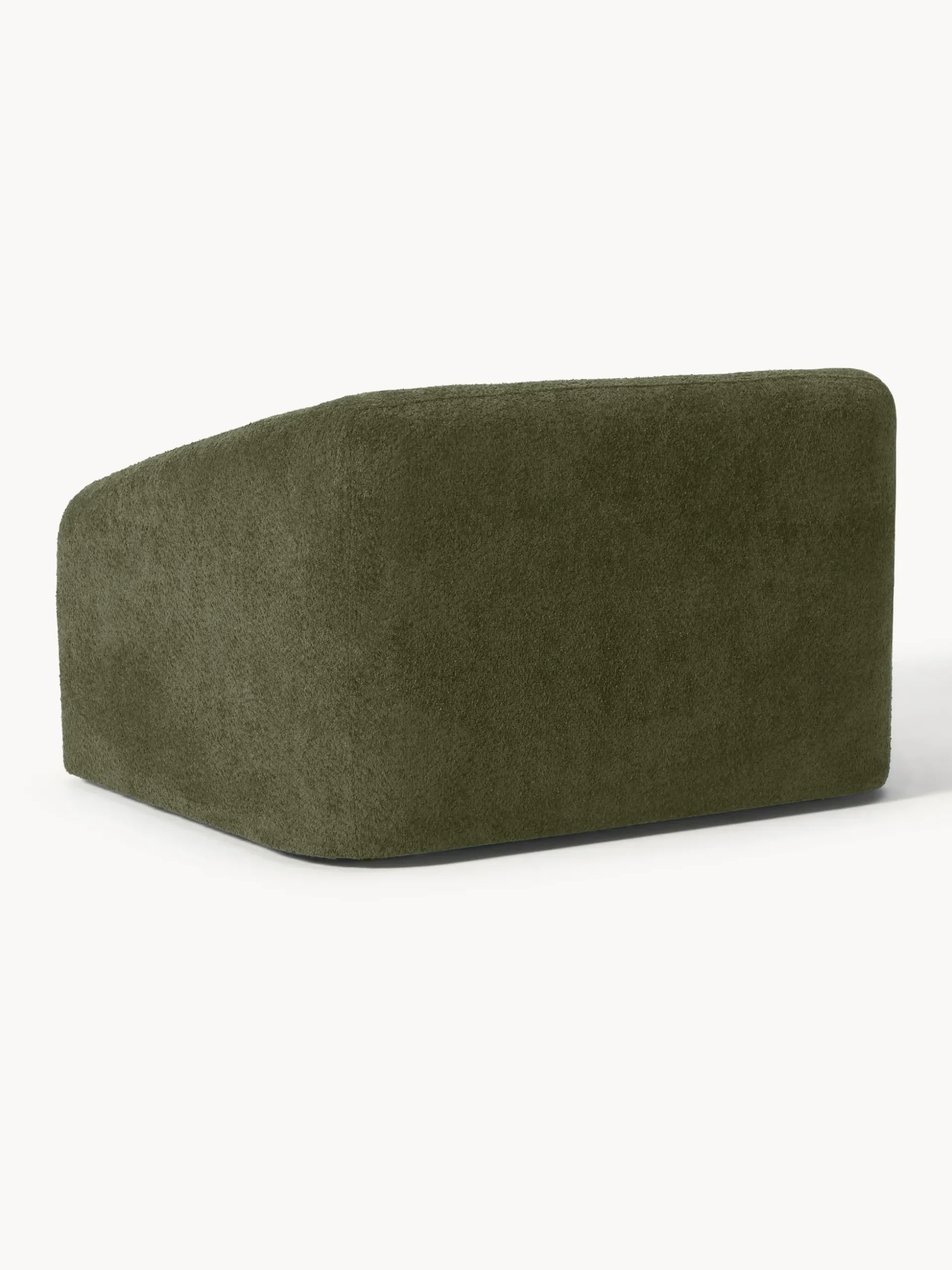 Poltrona letto in teddy-bouclé Eliot