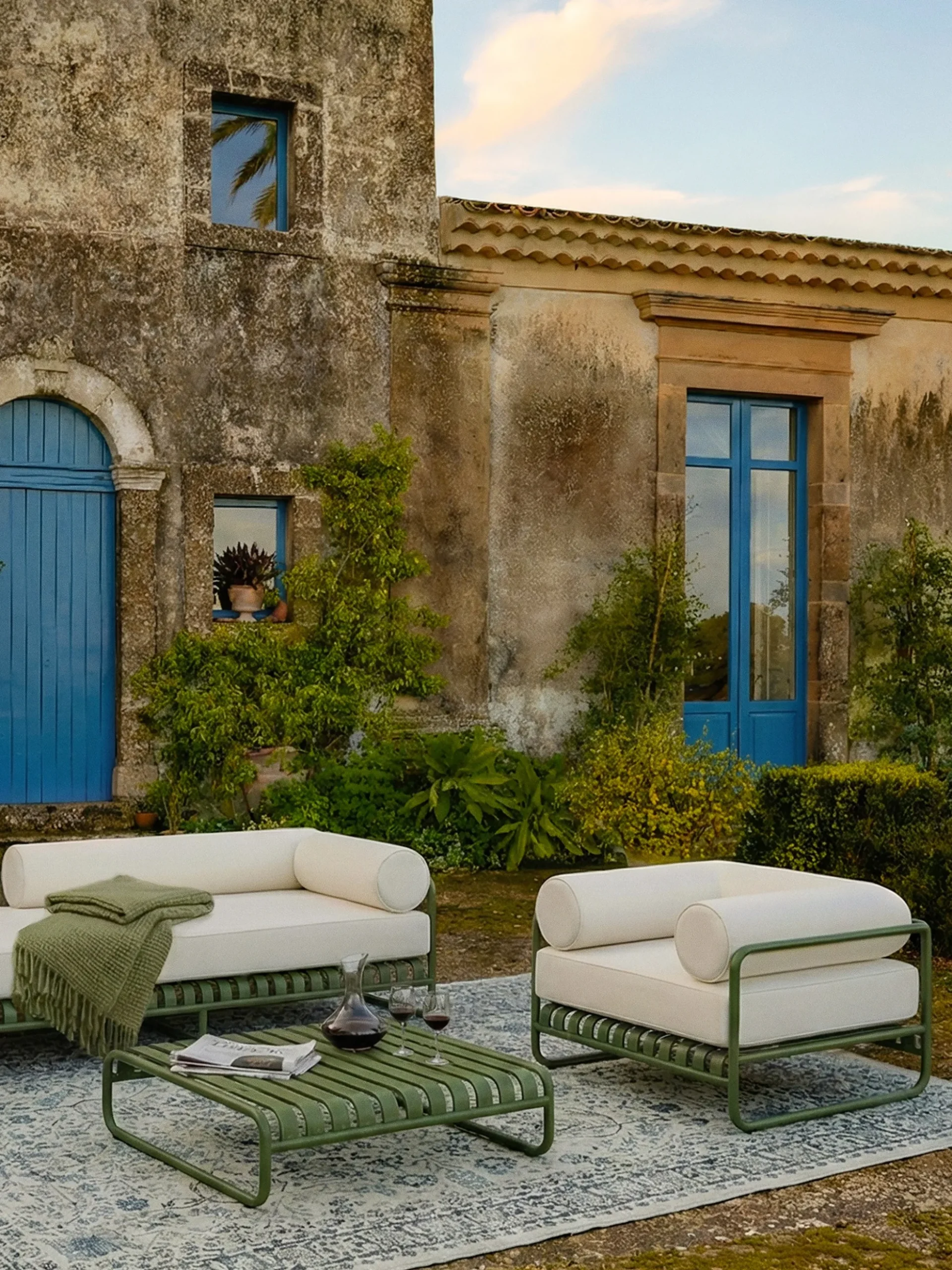 Poltrona lounge da giardino Caio