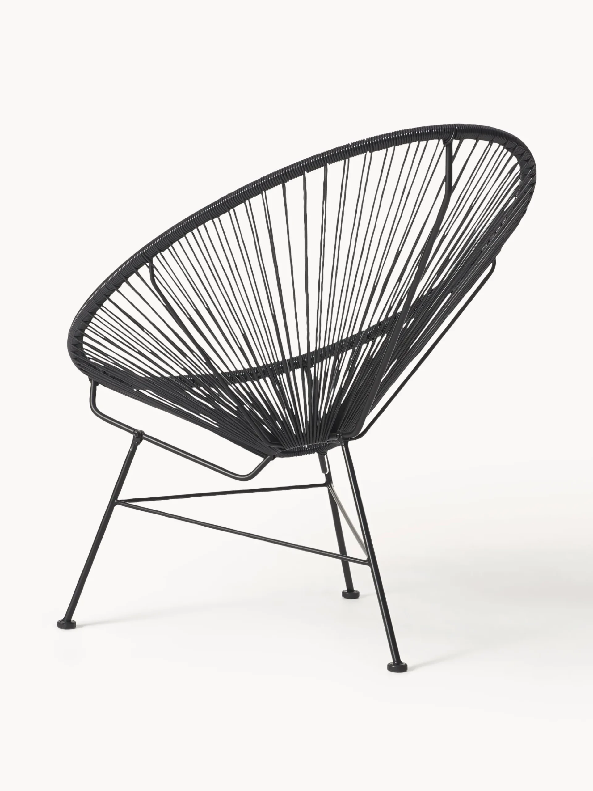 Poltrona lounge in plastica intrecciata Bahia
